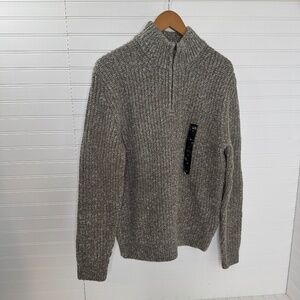 NEW Banana Republic Medium Men's 1/4 Zip Sweater